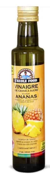 Vinaigre de canne à sucre à lananas Créole Food