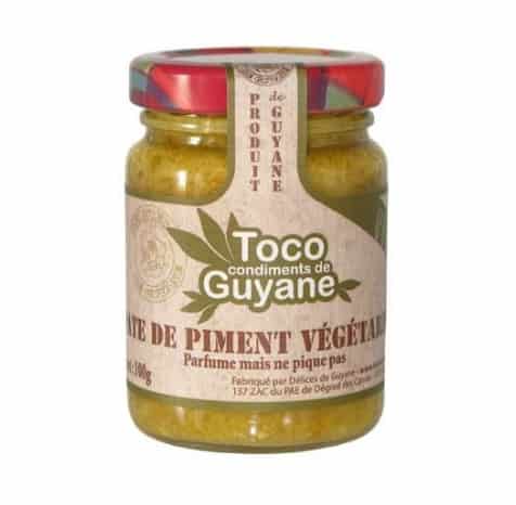 Pâte de piment végétarien Délices de Guyane toco