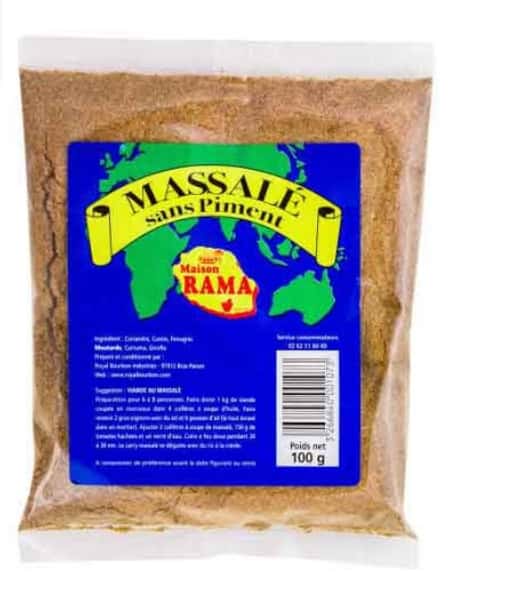 Massalé sans piment Maison Rama 100g
