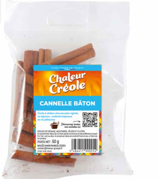 Baton de Cannelle Chaleur Créole 50g