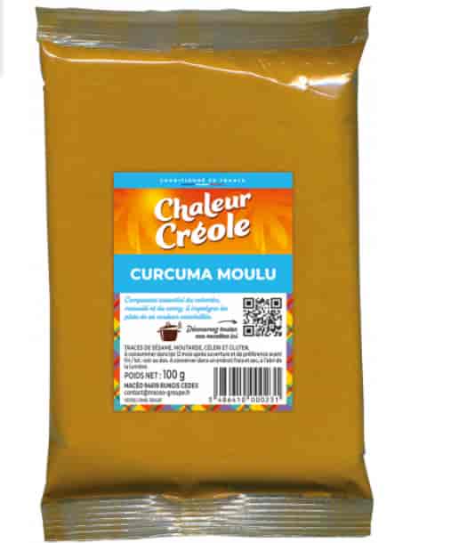 Curcuma Moulu Chaleur Créole 100g