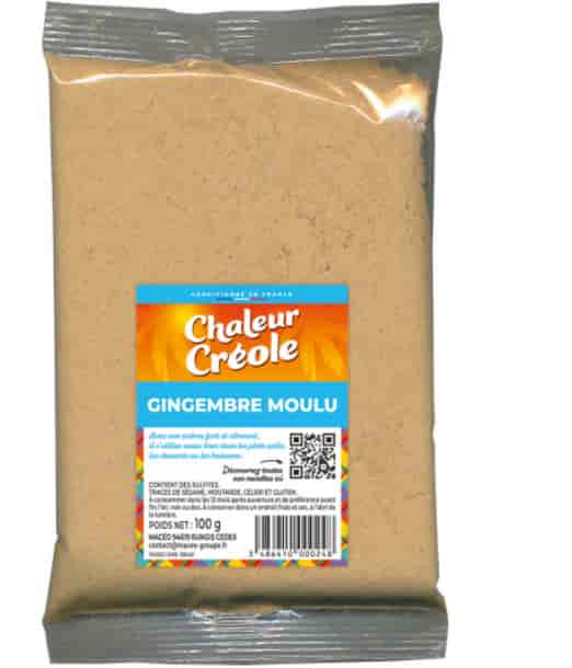 Gingembre Moulu Chaleur Créole 100g