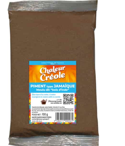 Piment de Jamaique moulu dit bois dInde Chaleur Créole 100g