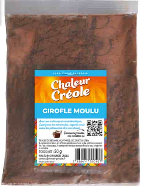 Clou de Girofle moulu Chaleur Créole 50g