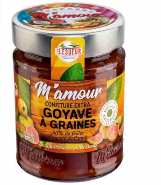 Confiture de goyave à graines mamour 325g