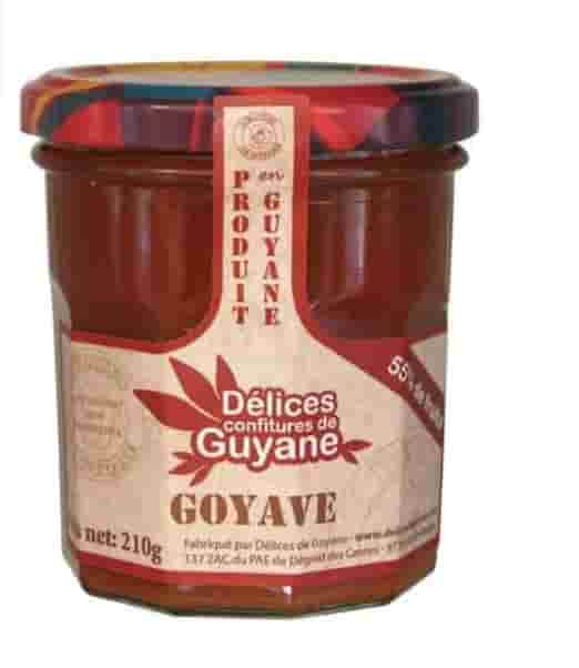 Confiture Délices de Guyane Goyave 210g