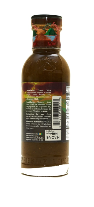sauce sweet  jalapeno pepeer vincy fresh