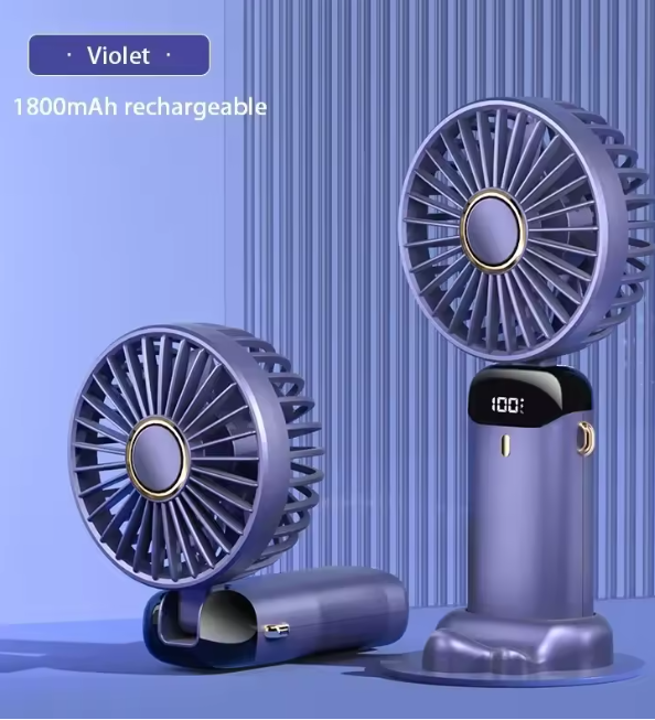 mini ventilateur violet