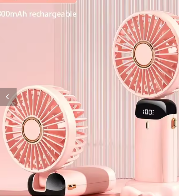 mini ventilateur rose