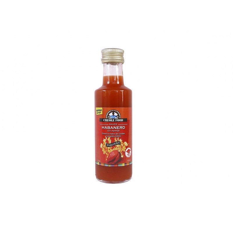 Sauce habanero 100ml Créole Food Epicerie Salée./Sauces & Condiments