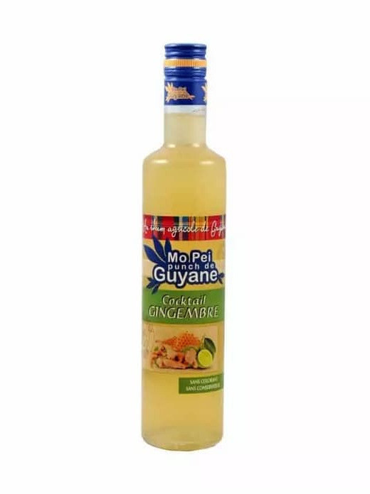 Cocktail Gingembre Citron Délices de Guyane 50cl 18° Mo Pei