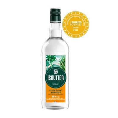 Rhum blanc isautier 1l 55°
