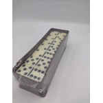 Jeux de domino double six noir et blanc sans couvercle