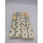 Jeux de domino double six de couleurs