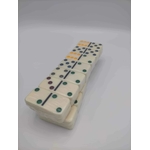 Jeux de domino double six de couleurs de coter gauche