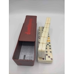 Jeux de domino double six de couleurs de face