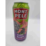 Mont Pelé Jus de fruits rouges aux extraits dHibiscus et Guarana canette