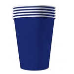 20 Gobelets cartons américain bleus 530 ml