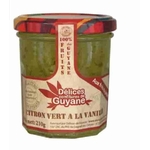 Confiture Délices de Guyane Citron Vert Vanille 210g