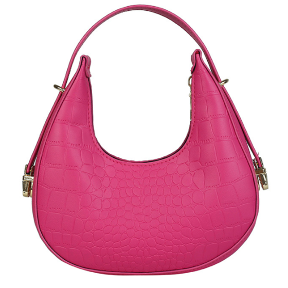 Sac croco rose 4