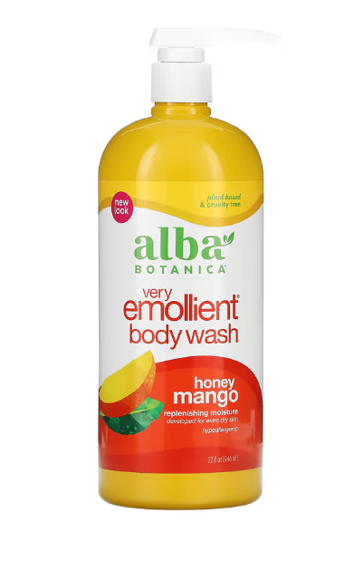 Gel bain et douche très Emollient Miel et mangue