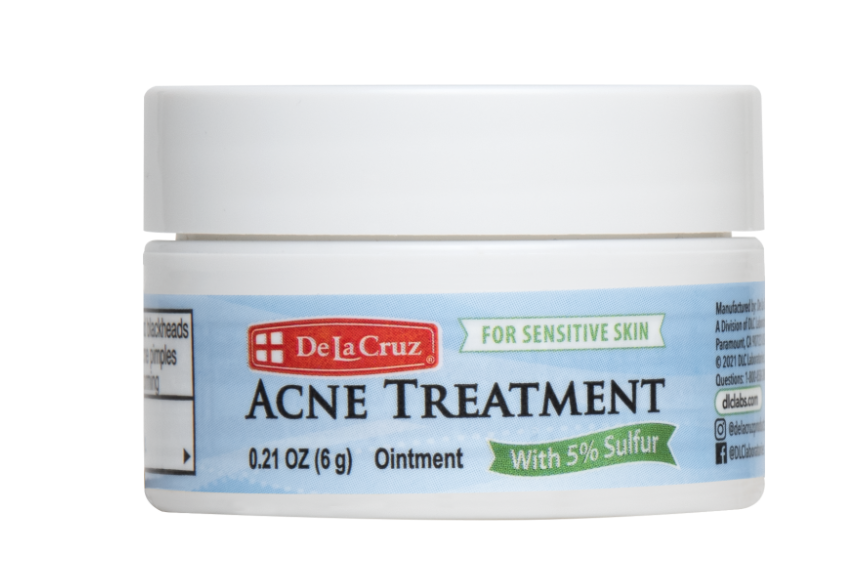 Traitement de l’acné avec 5 % de soufre
