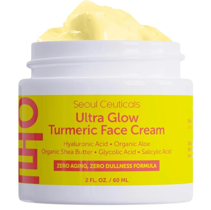 Crème visage éclaircissante au Curcuma