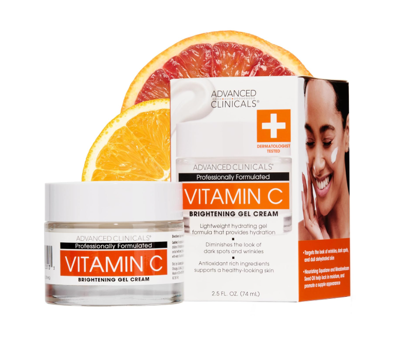 Advanced Clinicals Gel Crème visage éclaircissant vitamine C