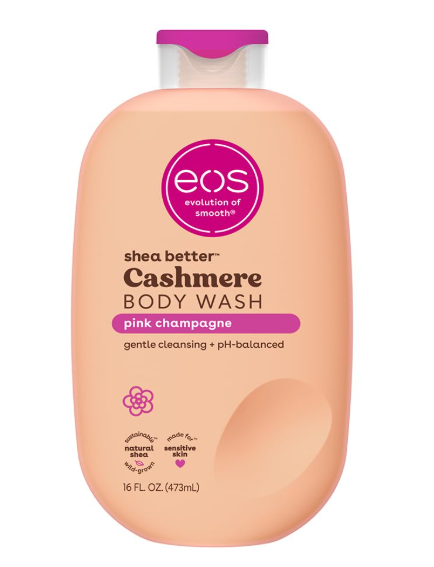 eos shea better cashmere Gel douche champagne rosé
