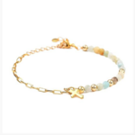 Bracelet perles amazonite (1)