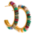 Boucles créoles colorées1