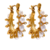 boucles d'oreilles avec perles
