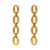 Boucles d'oreilles longues dorées