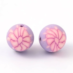 Lot 50 perles argile polymère : poisson rose/vert 12*11m (01) - Un grand  marché