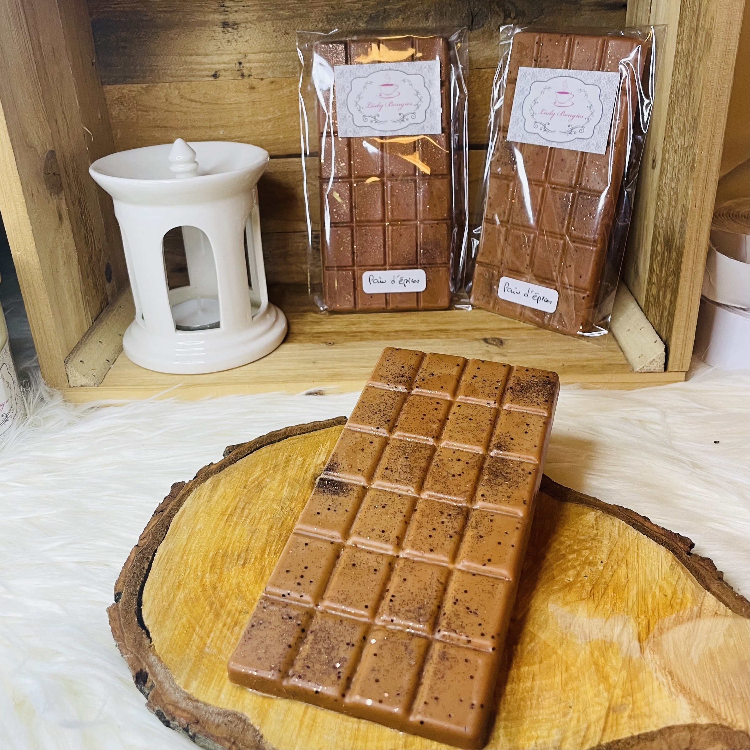 FONDANT TABLETTE DE CHOCOLAT PAIN D\'ÉPICES