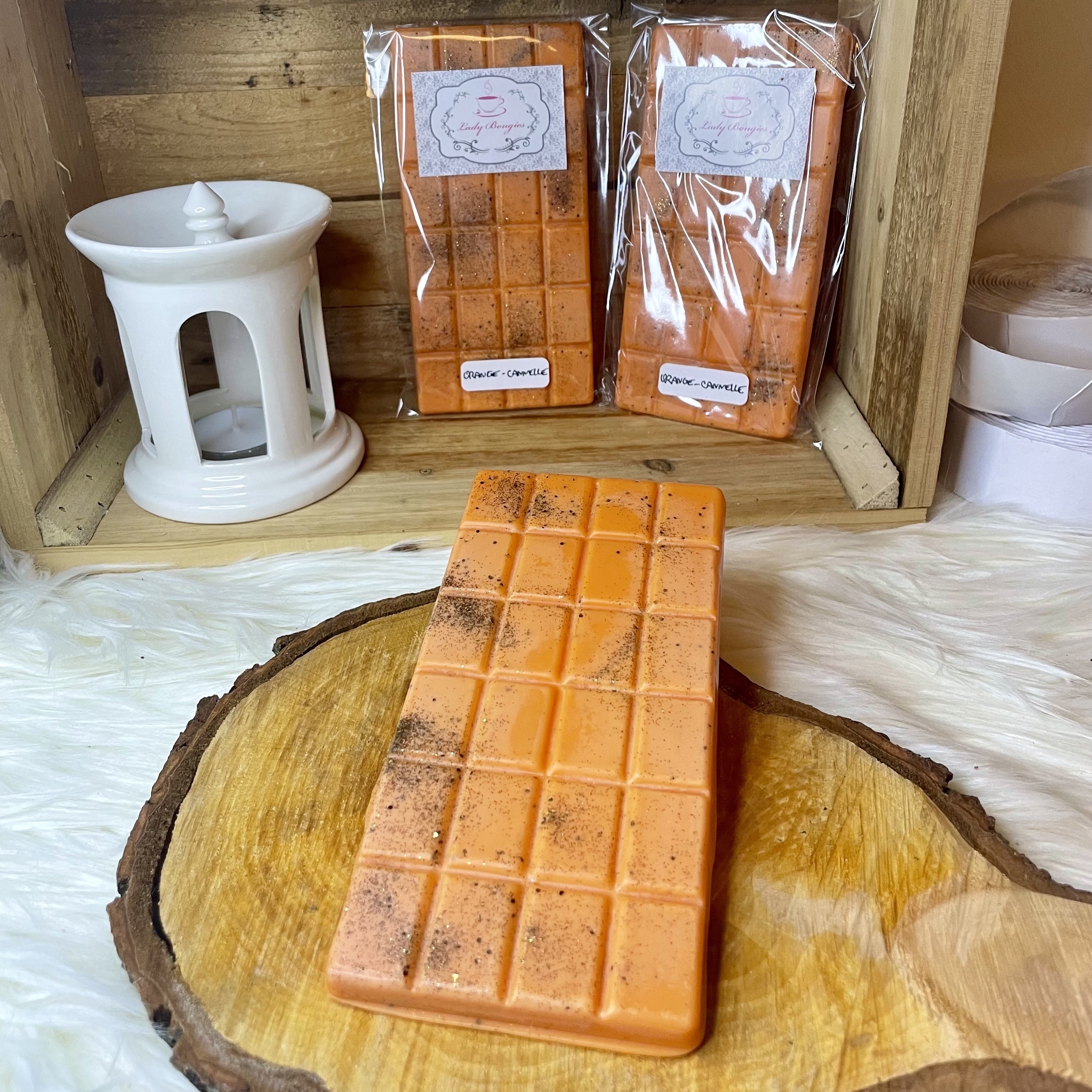 FONDANT TABLETTE DE CHOCOLAT ORANGE-CANNELLE
