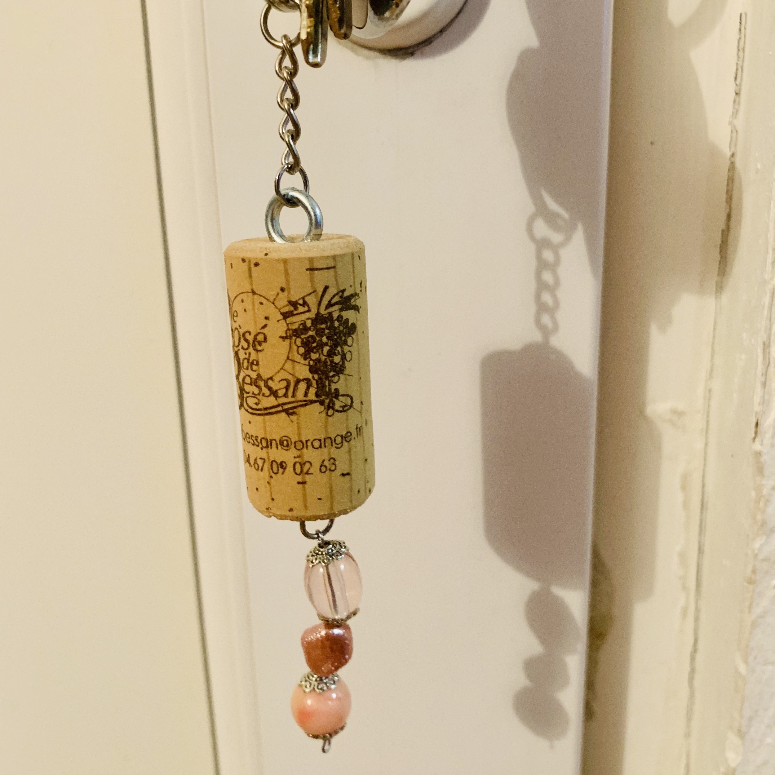 Porte-clés rose 6