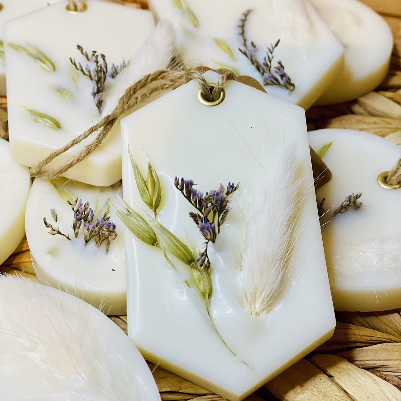 HEXAGONE FLEUR DE COTON ZOOM