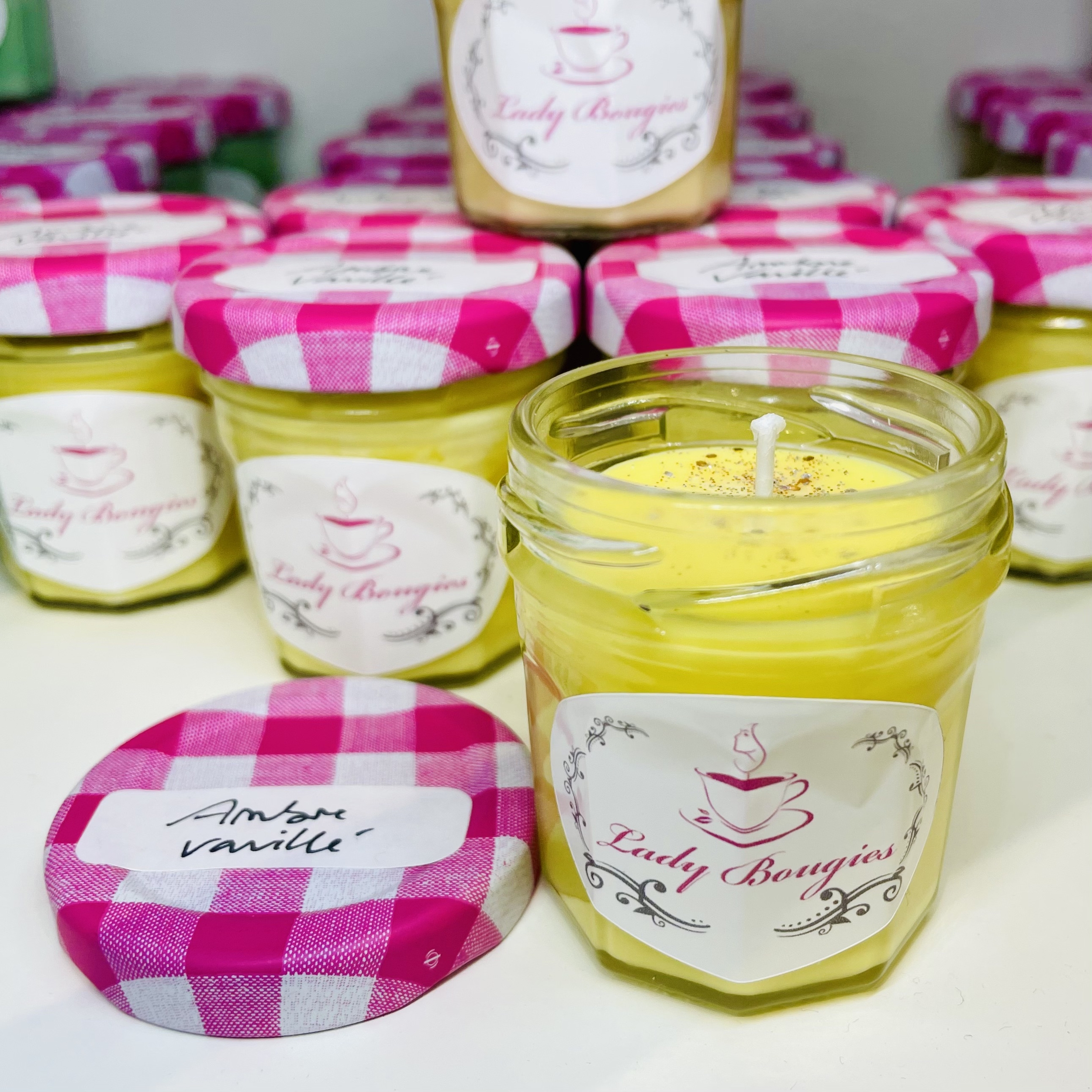 MINI POT DE CONFITURE AMBRE-VANILLÉ