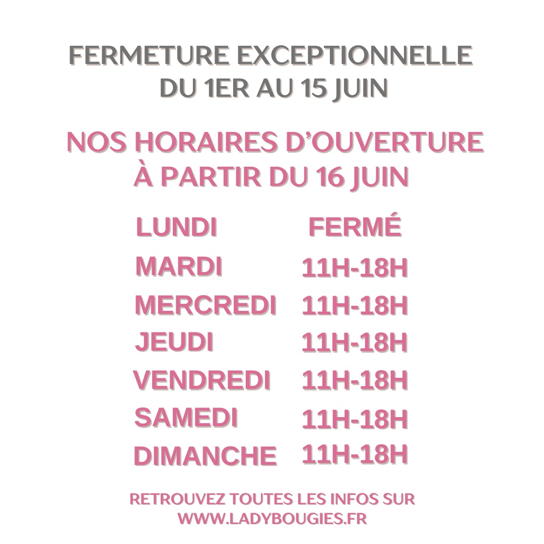horaires juin 2026 2