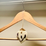 COEUR LAVANDE CINTRE