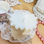 bougie corset blanc haut