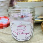 Mini pot de confiture face