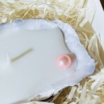 Bougie Huitre perle rose clair