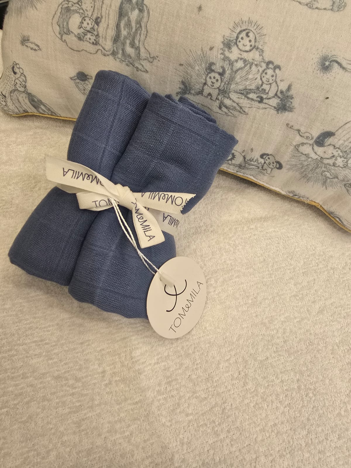 lange ble cadeua de naissance essentiel sac de maternité