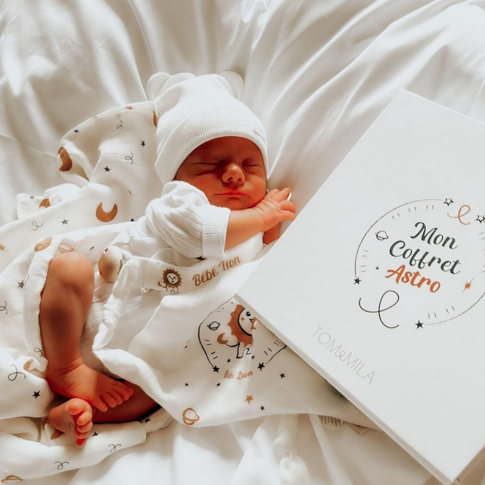 photo coffret + bébé