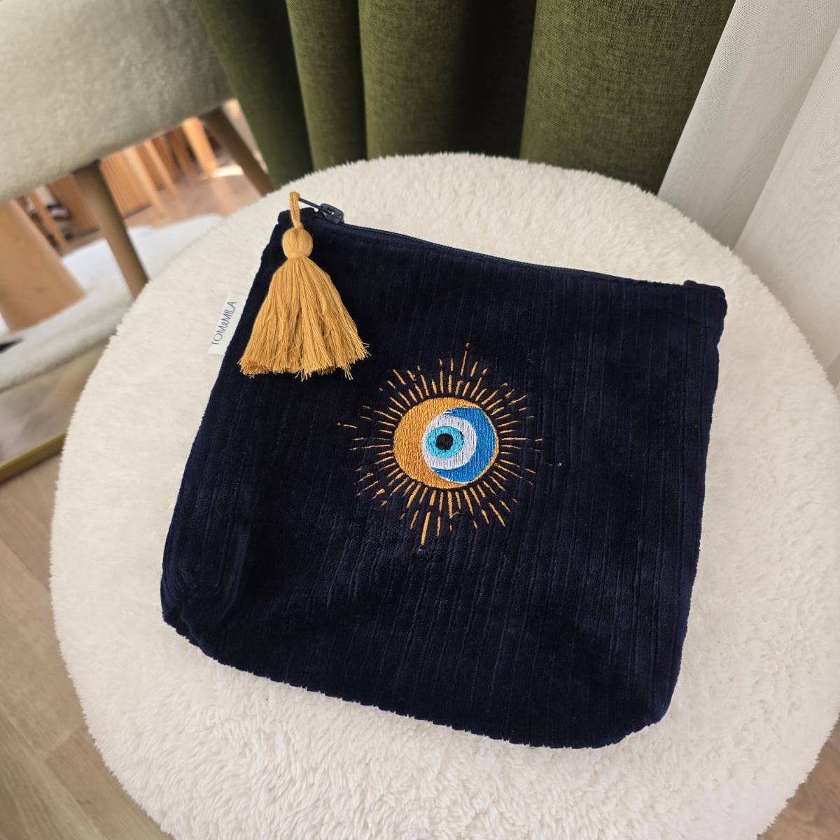 pochette bleu nuit nazar
