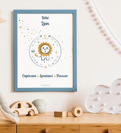 Affiche déco chambre bébé