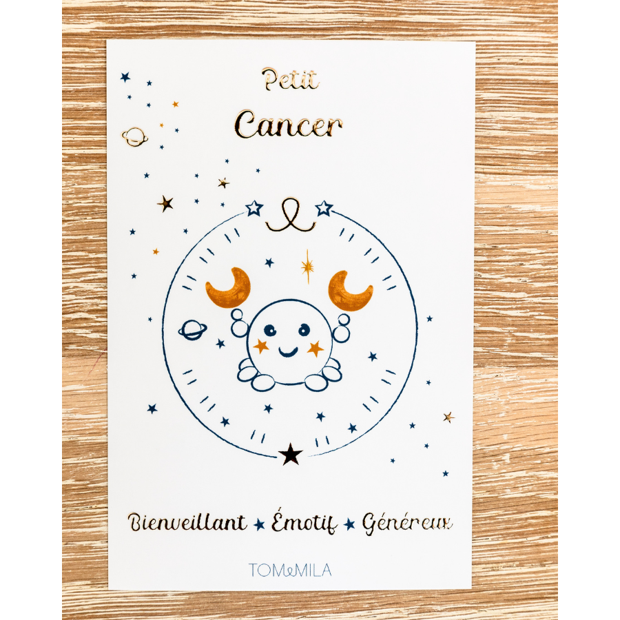 Carte de Voeux Astro Cancer