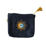 Trousse jean broderie nazar